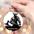 thumbnail image 4 of Viking Thor Ornament, Personalized Christmas Ornament, Nordic Viking Scandinavian Custom Name Gifts for Viking Norse Mythology Lovers Keepsake Hanging Xmas Tree Decorations uCSsZi, 4 of 5