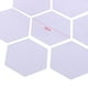 thumbnail image 4 of 12 pegatinas de pared de espejo hexagonal de plástico 3D, decoración de dormitorio de arte DIY (plata) Likrtyny Libre de BPA, 4 of 6