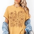 thumbnail image 6 of Retro Wildflower Shirt: Boho Floral Tee, 6 of 6
