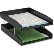 Safco 2 Tier Letter Tray in Black