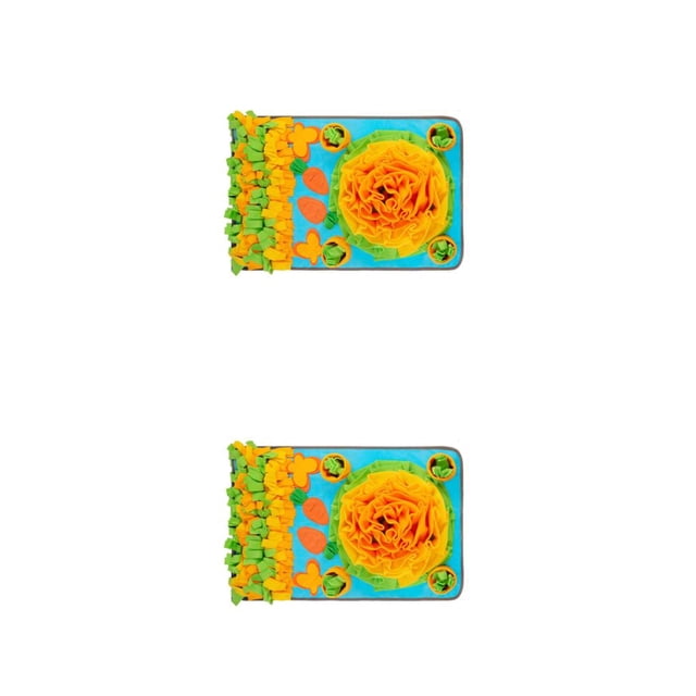 relayinert Interactive Dog Toy Engage Pups And Active And Happy Dog Snuffle Mat Nose Work Toy Dogs Toys For Dogs Dog Toys 2Set