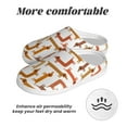 thumbnail image 6 of Haiem Dachshund Dog Print Women's Fuzzy Memory Foam House Slipper Cozy Home Footwear Non-slip Winter Slippers-39/40, 6 of 7