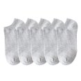 thumbnail image 1 of Socks Women's Spring and Summer Solid Color Boat Socks Breathable Cotton Sports Shallow Mouth, 1 of 5