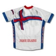 thumbnail image 2 of Faroe Islands Flag Short Sleeve Cycling Jersey  for Men - Size 2XL, 2 of 3
