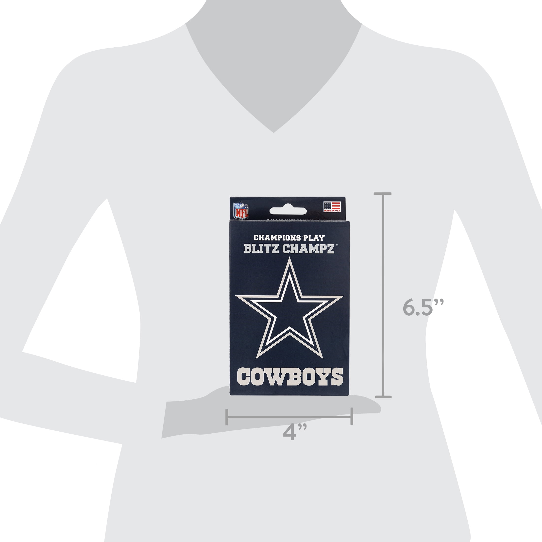 Blitz Champz Dallas Cowboys Action Card Game for Families