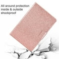 thumbnail image 5 of Dteck Case for iPad 10.2-inch 9th Generation 2021,Magnetic Bling Glitter PU Leather Card Holder Wallet Folio Kickstand Shockproof Cover for iPad 8th/7th Gen 10.2",Rosegold, 5 of 5