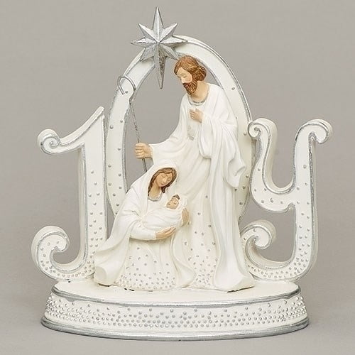 Roman Joy Holy Family With Silver Dot Trim
