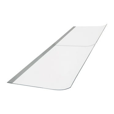 Clear Rain Shelter Cover Window Awning Rain Shelter Front Door Canopy Clear 63x19.7 in