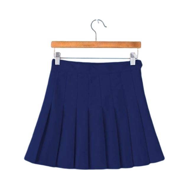 Falda Plisada Deportiva Sunnimix Skorts Talle Alto Azul Marino XL