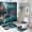 Ship-6, variant on Fantasy Ship Print Shower Curtain Set 4-Set Moonlight Magical Night Scene Bathroom Decor Set U-Mat ,Floor Mat ,Toilet Cover Mat ,Shower Curtain with 12 Hooks,72inx72in