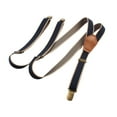 thumbnail image 4 of Men's Suspenders 2cm Wide with 3 Clips for Pants Formal Events Costume, 4 of 8