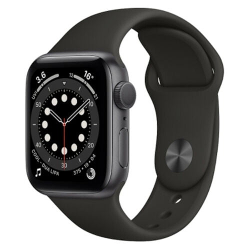Apple Watch Nike Series 6 GPS, 44mm Space Gray Aluminum Case with 