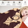 thumbnail image 3 of Orinice Cowboys Horseback Lasso Theme Warm Lightweight Soft Fleece Blanket for All Seasons - Decorative Throw Blanket for Living Rooms, Sofa, Office - Multiple Sizes Available 50x60in, 3 of 6