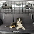 thumbnail image 2 of Dog Car Barriers,Dog Barrier for SUV,Vehicles,Dividers,Pet Barriers Heavy Duty Wire Adjustable Dog Barrier with Front Seat Mesh Pet Barrier Net Organizer, 2 of 7