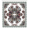 thumbnail image 3 of Ambesonne Vintage Shower Curtain, Curlicues Floral Design, 69"Wx70"L, Multicolor, 3 of 3