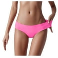 thumbnail image 2 of Breathable Ice Silk Women's Underwear – Solid Color Midwaist Cheeky Panties with Tummy Control, Soft No-Show Eversoft Design, 2 of 4