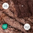 thumbnail image 5 of PetAmi WATERPROOF Dog Blanket For Large Dog, Calming Pet Blanket Bed Couch Cover Protector, Washable Sherpa Faux Fur Throw for Sofa Furniture Protection, Soft Fluffy 60x80 Tie-Dye Brown, 5 of 9