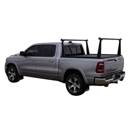 ADARAC 2014-2018 Fits Chevrolet Silverado Fits GMC Sierra 1500 2019 Silverado 1500 LD Sierra 1500 Limited 2015-2019 2500 3500 6' 6" Matte Black Aluminum Pro Series Truck Bed Racks F2020052