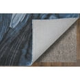 thumbnail image 5 of Feizy Kawai Modern Abstract, Blue/Black/Gray, 2' x 3' Accent Rug Handmade Sheen Nautical & Coastal Watercolor Floor Rug for Living room Bedroom, 5 of 9