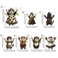 thumbnail image 3 of 7pcs Rose 2D Flat Acrylic Key Chain Car Rearview Mirror Backpack Small Accessories, 3 of 9