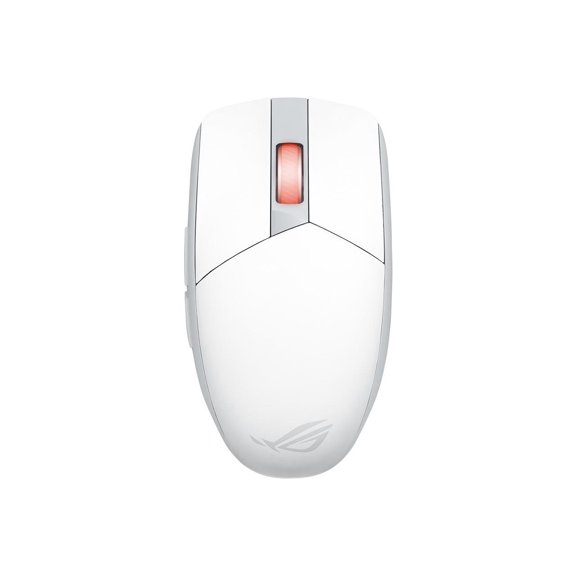 Asus ROG Strix Impact III Wireless Gaming Mouse - 57g Lightweight, 36K DPI, Bluetooth & 2.4GHz, Up to 618hrs Battery Life, Replaceable Switches - White