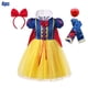 thumbnail image 4 of Disney-disfraz de princesa Blancanieves para niña, traje de 2 piezas con capa para Halloween, ropa de fiesta para niña de 2 a 8 años, 4 of 5