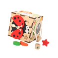 thumbnail image 3 of Caja de clasificación de forma de madera Montessori, desarrollo de juguetes, habilidades motoras finas multifunción, caja de actividades para bebés para Animal Salvador Dali juego de clasificación de formas, 3 of 10