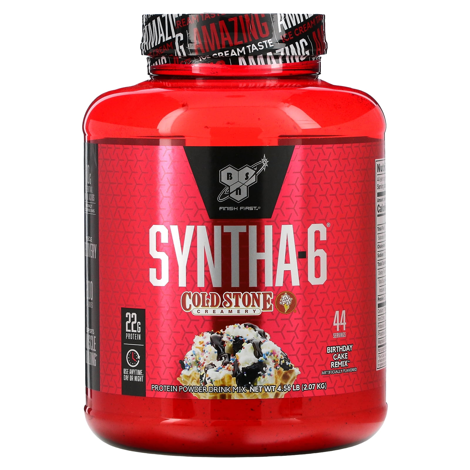 Syntha-6, Cold Stone Creamery, Birthday Cake Remix, 4.56 lb (2.07 kg