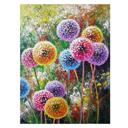 PWFE DIY 5D Diamond Painting Kit Sunflower By Number Kits For Adults