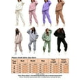 thumbnail image 2 of Frontwalk Sweatsuit 2pcs Set for Women Casual Tracksuit Playsuit Long Sleeve Sweatshirt and Sweatpants 2 Piece Solid Outfit Sweat Suit, 2 of 6