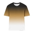 thumbnail image 5 of Ichuanyi Womens Summer Tops Trendy Gradient Color Print Short Sleeve Tshirts Shirts Crew Neck T Shirts Fashion, 5 of 7