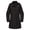 Black, variant on WREESH Fashion Winter Jacket Womens Solid Color Detachable Hat Windbreaker Women'S Long Sleeved Thin Jacket Long Sleeved Hooded Casual Jacket Olive Green