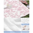 thumbnail image 6 of Pink Flower Beach Towels Oversized Super Absorbent, Vintage Farmhouse Boho Leaf Spring Solid Lightweight Bath Towel Quick Dry Sets For Bathroom/Pool/Rv Camping/Beach Play/Gym Room/Picnic 23"x47", 6 of 8