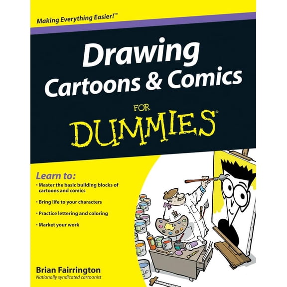 Pre-Owned Drawing Cartoons and Comics For Dummies (Paperback) 0470426837 9780470426838