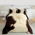 thumbnail image 2 of Castle Fairy 3-Piece Full Cow Print Bedding Comforter Set, 2 of 8