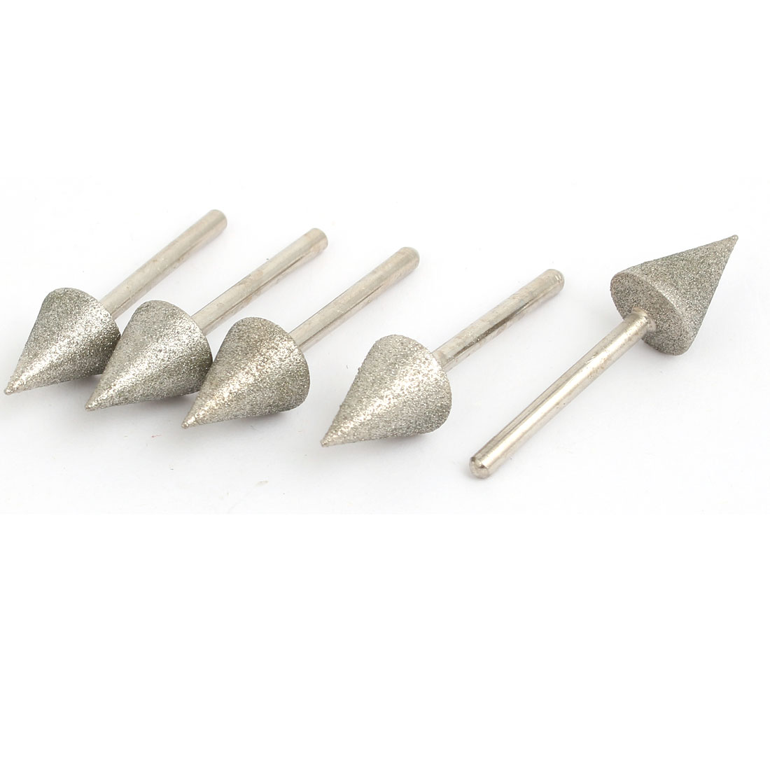 12mmx45mm Diamond Coated Tapered Shape Grinding Mandrel Mounted Points