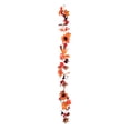 thumbnail image 3 of Kdkad Fall Thanksgiving Halloween Artificial Maple Leaf Garland Pumpkin Sunflower Berry Season Hanging Garland For Home Front Door Fireplace Decor, 3 of 7