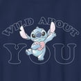 thumbnail image 2 of Boy's Lilo & Stitch Wild About You  Graphic Tee Navy Blue X Small, 2 of 4
