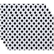 Simply Daisy 18" x 14" Cop-IKAT Geometric Print Placemats, Set of 4