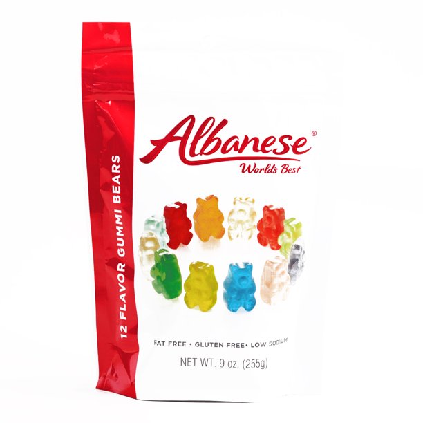 Albanese Sugar Free Gummi Bears 9 oz each (1 Item Per Order, not per