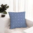 thumbnail image 6 of Yiaed Stylized Flowers Vintage Boho Print Pillow Covers Super Soft Decorative Square Throw Pillow Covers Case Cushion Covers for Sofa Couch Bedroom Car Decor（No pillow core）-22"x22", 6 of 7