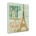 thumbnail image 2 of "Postcard From Paris Collage" By Sue Schlabach, Giclee on Gallery Wrap Canvas, 2 of 2