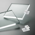 thumbnail image 1 of BESTYASH 5Ud Soportes De Aluminio Para Estantes De Vidrio Plata Resistentes Y Ajustables Para Uso Industrial, 1 of 8