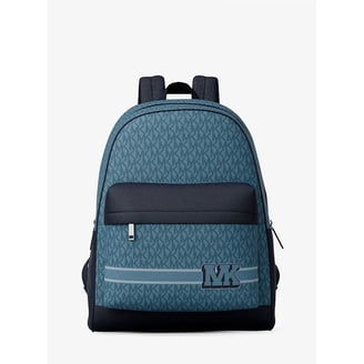 MICHAEL KORS Dallas Medium Signature Logo Backpack-DARK RASPBERRY