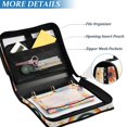 thumbnail image 3 of FORMRS Zipper Binder with Shoulder Strap 2-inch Ring 500 Sheet Capacity File Bag, Cute Rainbow, 3 of 5