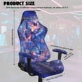 thumbnail image 2 of Whosucclay Butterfly Galaxy Star Print Gaming Chair Covers, Stretch Office Seat Covers with Armrest Cover, Rotating Desk Chair Protector Cover Decor for Home, Studio, 2 of 8