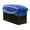 Blue, variant on Car Wheel Tyre Clean Sponge Brush Pad Tire Dressing Applicator Brush W/Lid New Blue Fangkenuo