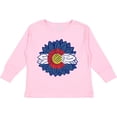 thumbnail image 3 of Inktastic Colorado Flag Sunflower Boys or Girls Long Sleeve Toddler T-Shirt, 3 of 5