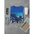 thumbnail image 3 of Palms Landscape Men T-Shirt, Male 3X-Large, 3 of 4