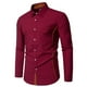 thumbnail image 2 of 2025 Camisa informal de manga larga para hombre: material resistente, versátil para el trabajo o las vacaciones, 2 of 4